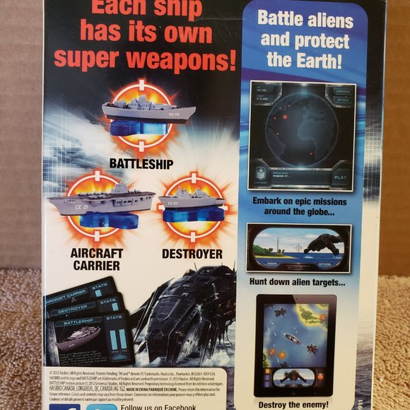 NIP NEW Hasbro Battleship Movie Zapped Game Works with IPad - Picture 5 of 6